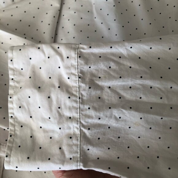 J. Crew Black and White Slim Secret Wash Shirt, Large - Picture 10 of 10